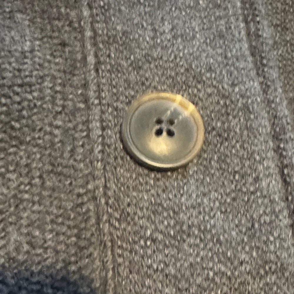 Grayers Gray Button-Up Sweatshirt - image 3